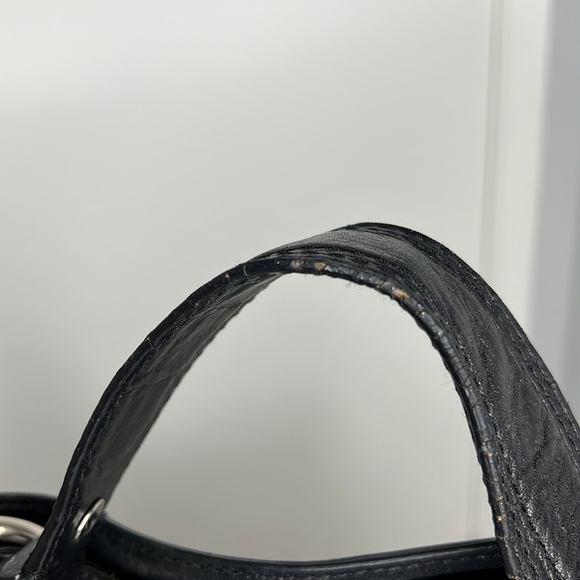 Coach black signature shoulder bag purse tote - Picture 8 of 10